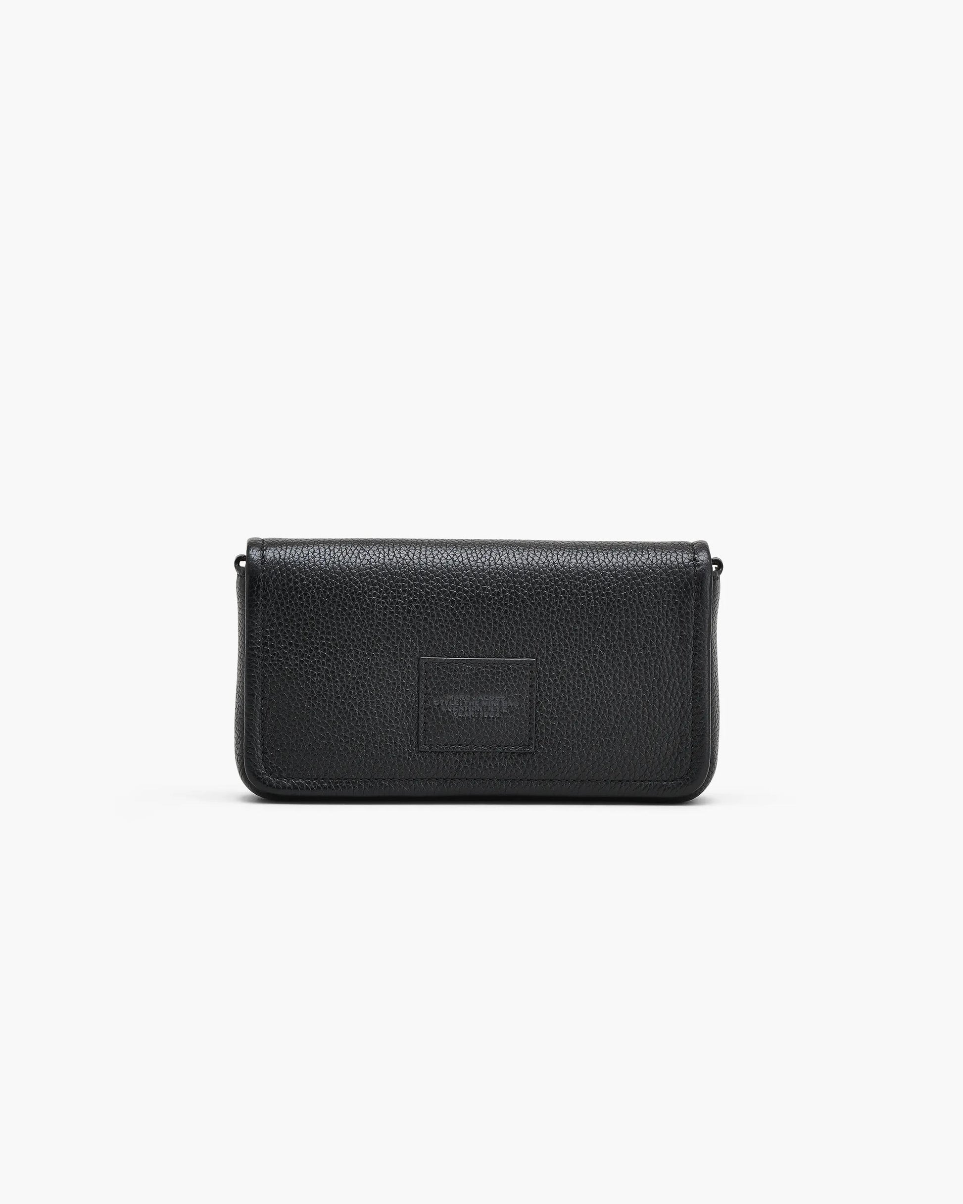 Bolsa Marc Jacobs The Leather Mini Bag, Couro Legítimo, cor Preto, detalhe do material | Original Exports