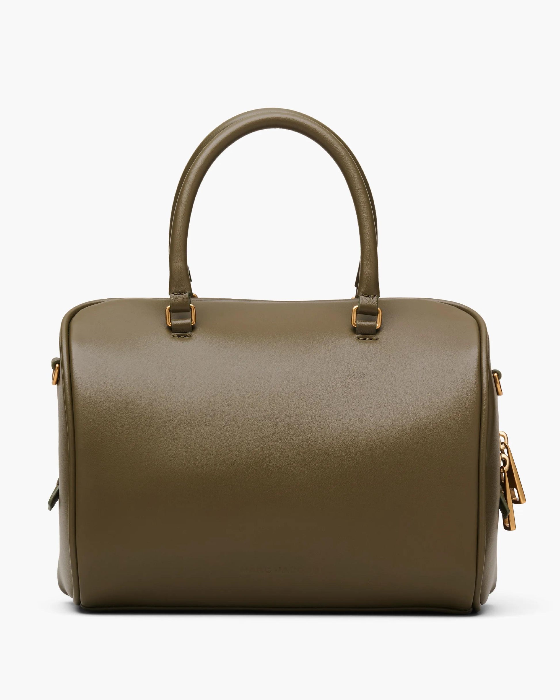 Bolsa Marc Jacobs The Small Wave, Couro de Carneiro, cor Verde Oliva, detalhe do material | Original Exports