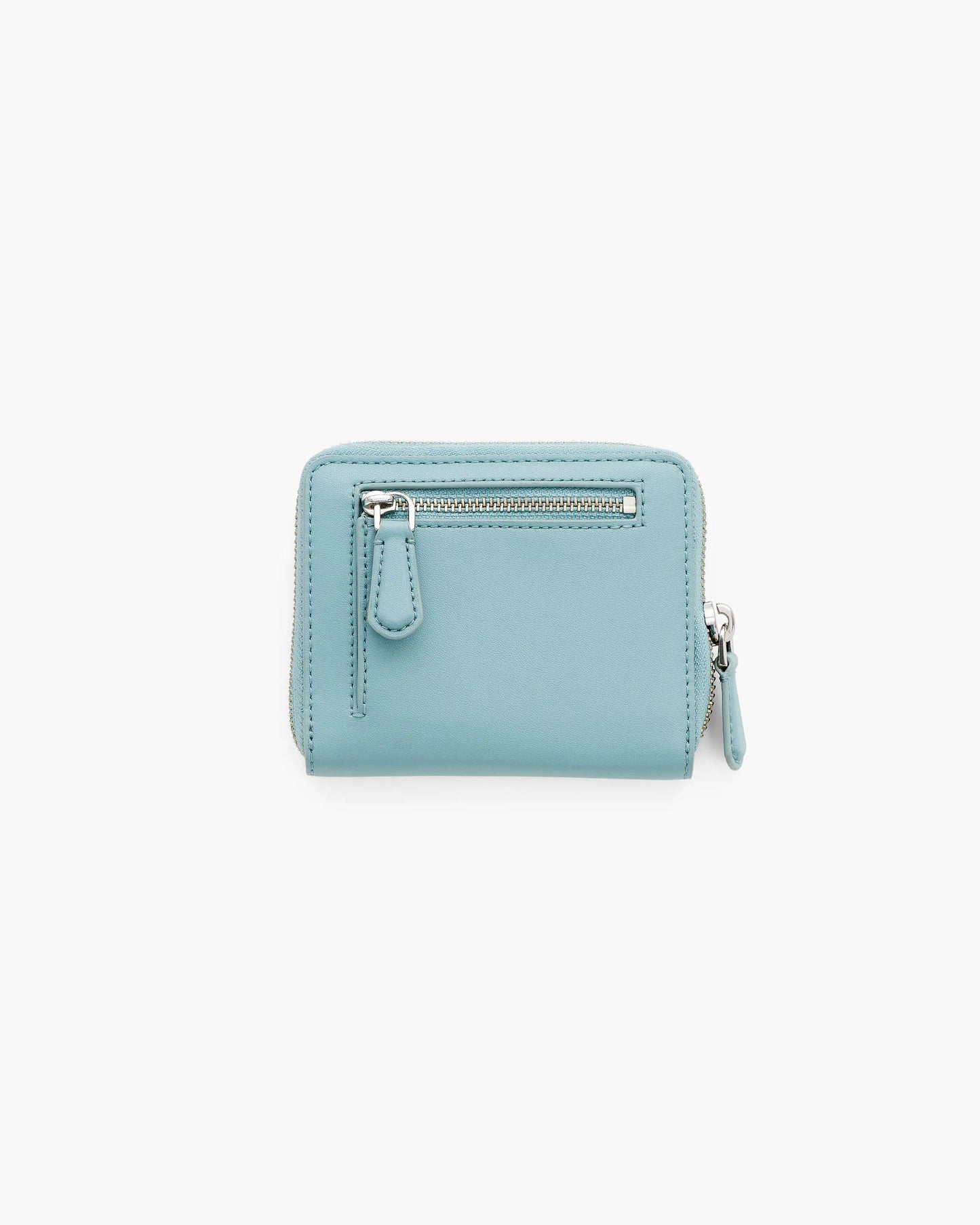 Carteira Marc Jacobs The Everyday Slim Compact Wallet, Couro Legítimo Liso, cor Azul Céu, vista interna | Original Exports