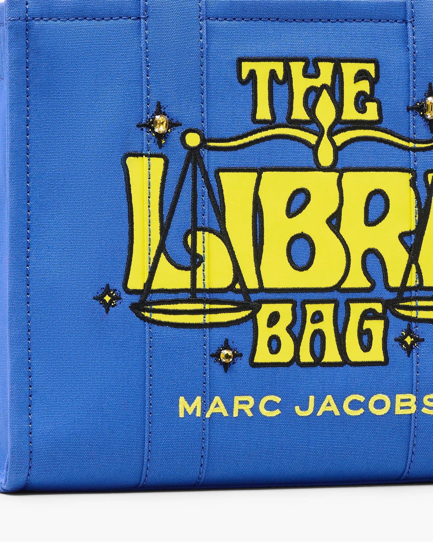 Bolsa Marc Jacobs The Zodiac Tote Bag, Lona de Algodão, cor Libra, vista interna | Original Exports