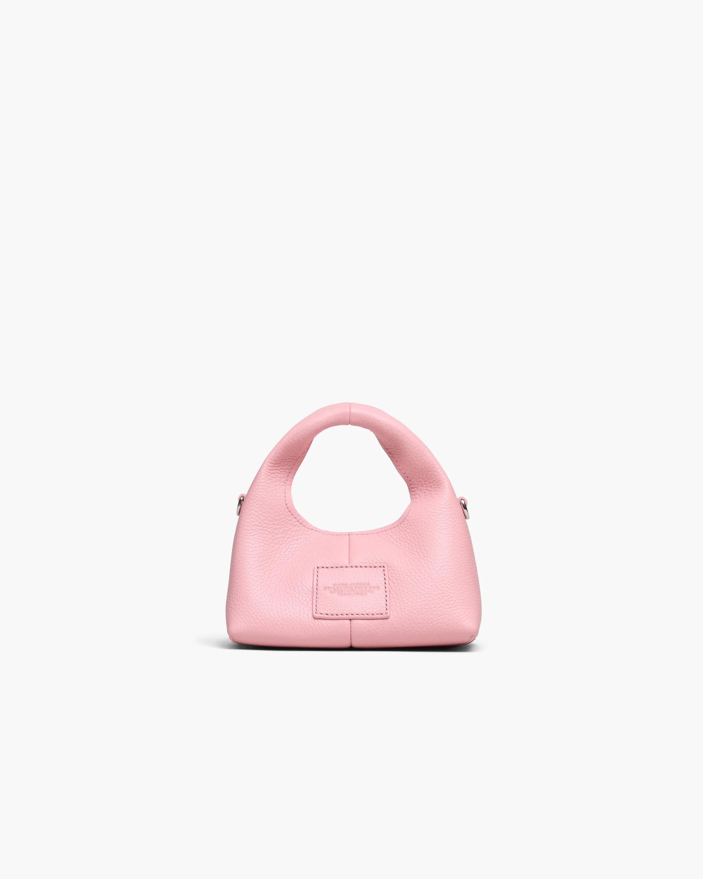 Bolsa Marc Jacobs The Micro Crossbody Sack Bag, Couro Legítimo, cor Rosa Fita, detalhe do material | Original Exports